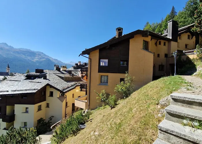 公寓 Chesa Bellaval, Haus Chamuotsch 3 1 2-zimmerwohnung 席尔瓦普拉纳